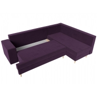 Угловой диван Сильвана велюр (фиолетовый)  - Изображение 1